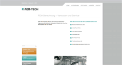 Desktop Screenshot of fem-tech.de